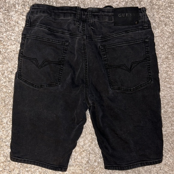 Guess Bradley Moto Denim Shorts - Picture 6 of 7